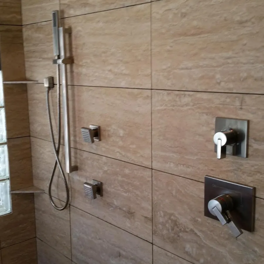 Shower fixture installation for Frozen Pipe Repair in McCandless